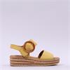 Gabor Andre Ring Buckle Layered Sandal - Yellow Suede