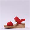 Gabor Andre Ring Buckle Layered Sandal - Chilli Red