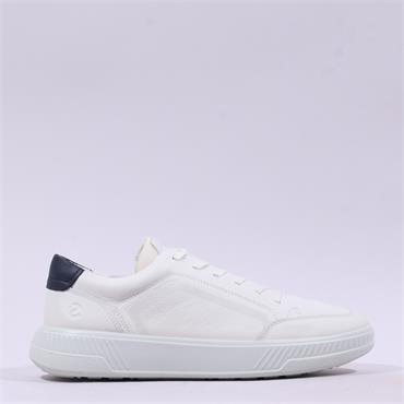 Ecco Men Move Laced Casual Trainer - White Navy