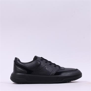 Ecco Men Move Laced Casual Shoe - Black