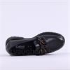 Gabor Florida Platform Slip On Loafer - Black Gold Leather