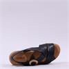Gabor Auckland Layer Cross Wedge Sandal - Black Leather
