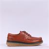Ecco Men Walker 3.0 Laced Moc Toe - Cognac Leather