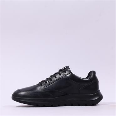 Ecco Men City Stride Laced Shoe - Black Leather