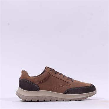 Ecco Men City Stride Laced Shoe - Tan Nubuck