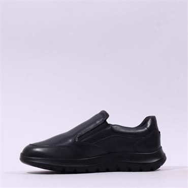 Ecco Men City Stride Slip On Shoe - Black Leather