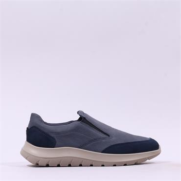 Ecco Men City Stride Slip On Shoe - Navy Combi