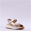 Gabor Gifted Sporty Velcro Multi Sandal - Metallic Combi