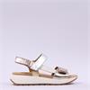 Gabor Gifted Sporty Velcro Multi Sandal - Metallic Combi