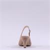 Gabor Lazona Pointed Toe Slingback Heel - Sand Suede