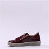 Gabor Wisdom Twin Zip Platform Trainer - Bordeaux Patent