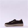 Gabor Wisdom Twin Zip Platform Trainer - Mocha Suede