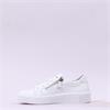 Gabor Wisdom Twin Zip Platform Trainer - White Leather