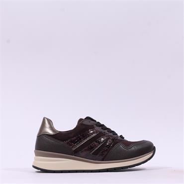Gabor Effect Internal Zip Trainer - Mocca Combi