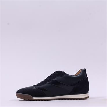 Gabor Secret Retro Sole Laced Trainer - Dark Blue