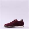 Gabor Spot Retro Sole Laced Trainer - Mulberry Suede