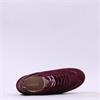 Gabor Spot Retro Sole Laced Trainer - Mulberry Suede