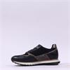 Gabor Hollywell Side Zip Lace Trainer - Black Taupe