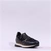 Gabor Hollywell Side Zip Lace Trainer - Black Taupe