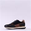Gabor Hollywell Side Zip Lace Trainer - Black tan