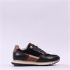 Gabor Hollywell Side Zip Lace Trainer - Black tan