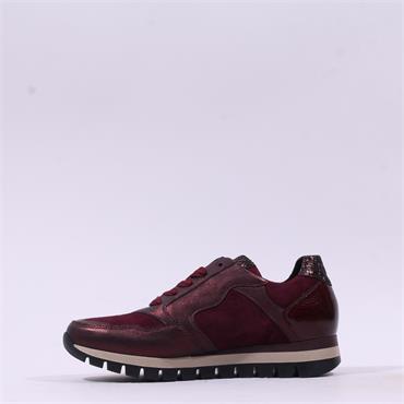 Gabor Willett Side Zip Multi Trainer - Mulberry Combi