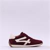 Gabor Globe Retro Sole Laced Trainer - Mulberry Cream