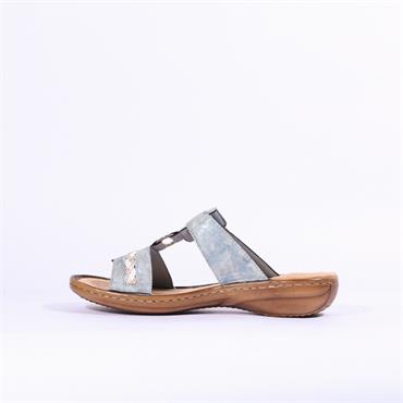 rieker shimmer strap sandals
