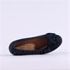 Gabor Sage Bow Slip On Wedge - Navy Suede