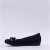 Gabor Sabia Link Detail Ballerina Pomp - Navy Gold