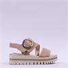 Gabor Amarillo Ring Platform Sandal - Sand Suede