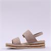 Rieker Twin Velcro Strap Platform Sandal - Beige