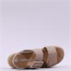 Rieker Twin Velcro Strap Platform Sandal - Beige