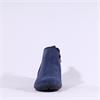 Gabor Trudy Low Block Heel Boot - Navy Suede