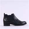 Gabor Zodiac Low Cut Chelsea Ankle Boot - Black Leather