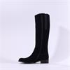 Gabor Brook Knee High Boot Small Calf - Black Suede