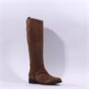Gabor Brook Knee High Boot Small Calf - Brown Suede