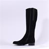 Gabor Brook Knee High Boot Medium Calf - Black Suede