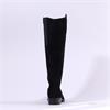 Gabor Brook Knee High Boot Medium Calf - Black Suede