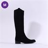 Gabor Brook Knee High Boot Medium Calf - Black Suede