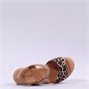 Gabor Twist Layered Wedge Sandal - Beige Leopard Combi