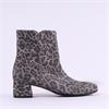 Gabor Abbey Low Block Heel Ankle Boot - Leopard Print