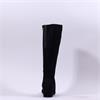 Gabor Ashby Low Knee High Medium Calf - Black Suede