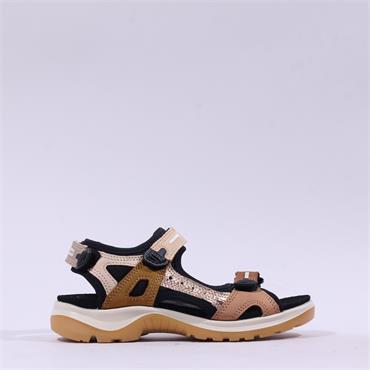 Ecco Women Offroad Yacatan Sandal - Brown Combination