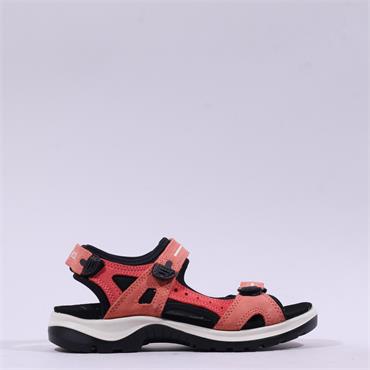 Ecco Women Offroad Yacatan Sandal - Coral Combi