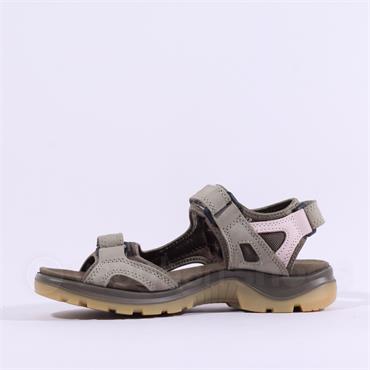 Ecco Women Offroad Yacatan Sandal - Green Pink