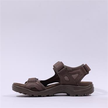 Ecco Men Offroad Yacatan Sandal - Dark Clay