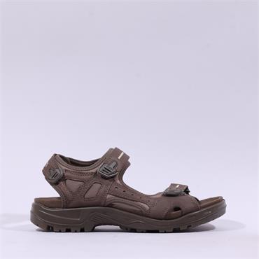 Ecco Men Offroad Yacatan Sandal - Dark Clay