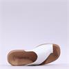 Gabor Lanzarote Toe Post Mule Sandal - Off White Leather
