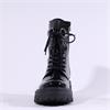 Gabor Merry Chunky Laced D Ring Boot - Black Patent